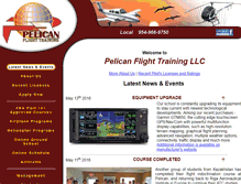 Tablet Screenshot of pelicanflighttraining.com